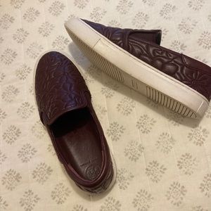 Tory Burch Quilted Leather Slip-On Sneaker